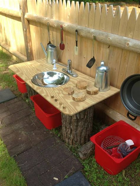 Mud Pie Kitchen at Natural Learning Community Children's School | Natural Playscape Playgrounds ...