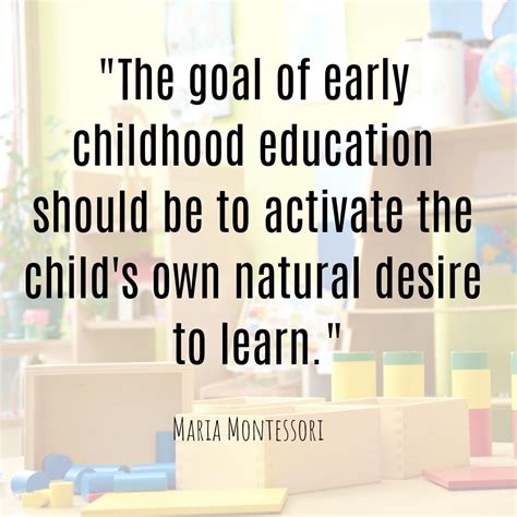 30 Maria Montessori Quotes that will Inspire Any Mama! | Early childhood education quotes, Maria ...