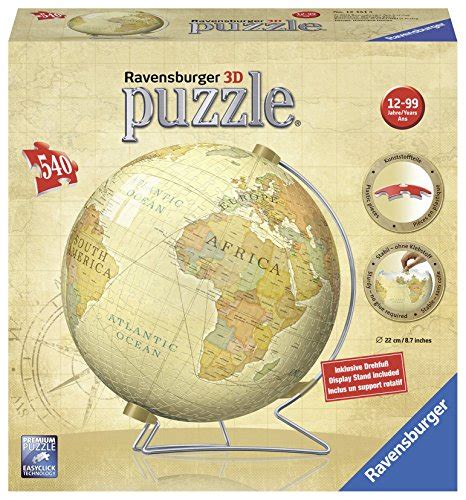 Ravensburger 3d Globe Puzzle | Fantastic Educational Jigsaw Puzzles