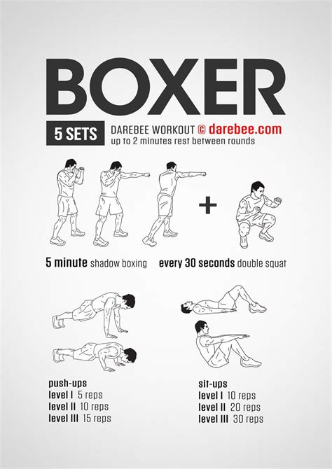 Build up some serious strength, power, speed and endurance with the Boxer routine! Boxing ...