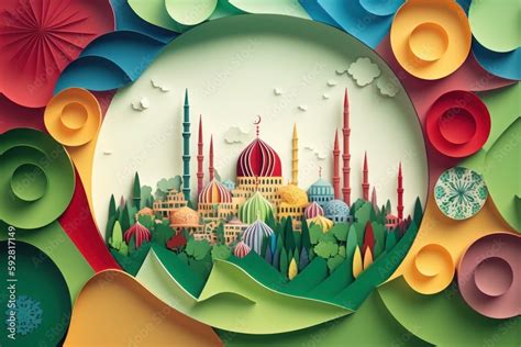 Islamic greeting Eid Mubarak cards for Muslim Holydays. Eid-Ul-Adha ...