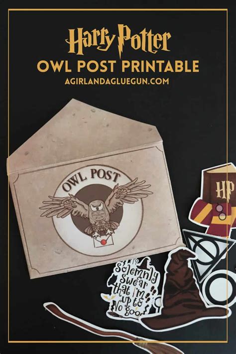 Harry Potter owl Post printable - A girl and a glue gun