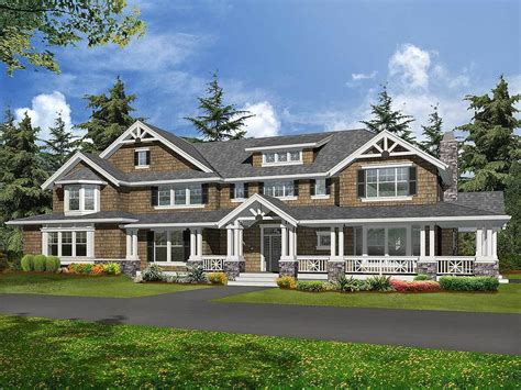 Luxury Craftsman House Plan with Options - 23180JD | Architectural Designs - House Plans