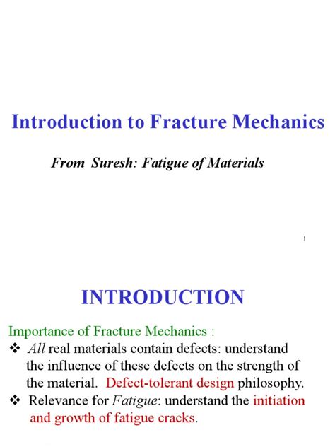 Introduction To Fracture Mechanics Introduction To Fracture Mechanics | PDF | Fracture Mechanics ...