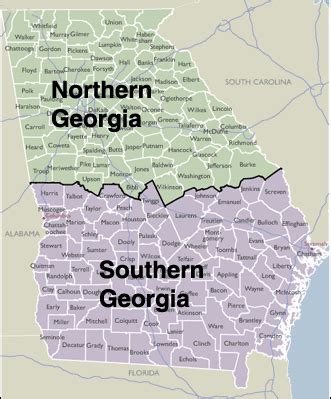 County Maps of Georgia - marketmaps.com