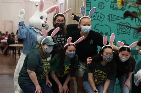 Easter bunny hunts for participant’s eggs in giant campus egg hunt - The Baylor Lariat