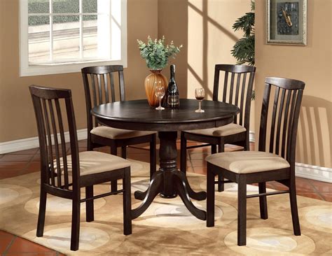 Round Kitchen Table Set For 4