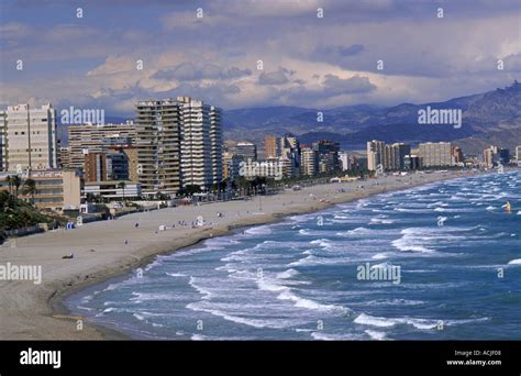 San Juan Beach resort San Juan Alicante Spain Stock Photo - Alamy