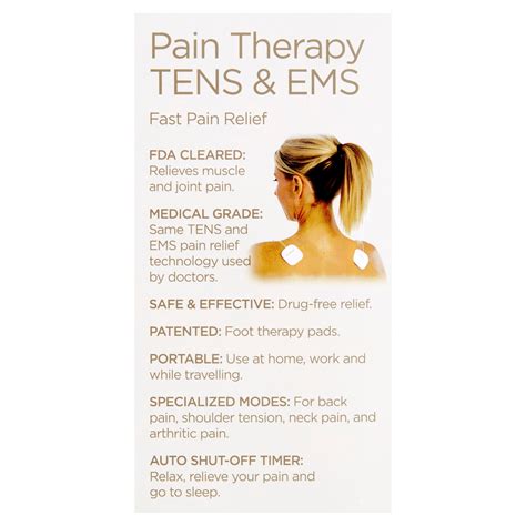 Buy Equate TENS & EMS Pain Therapy, Easy Safe & Effective Pain Relief ...