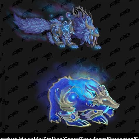 "[Fan Concept] Covenant Druid Forms ''Night Fae'' - World of Warcraft ...