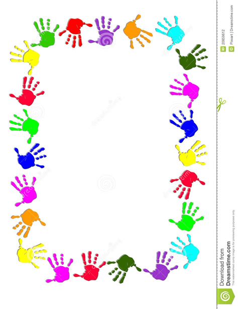 handprint border clip art free 10 free Cliparts | Download images on Clipground 2024