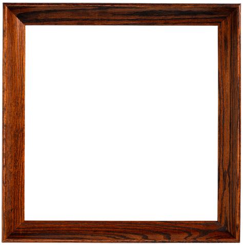 Rustic Wood Frame PNG isolated transparent images