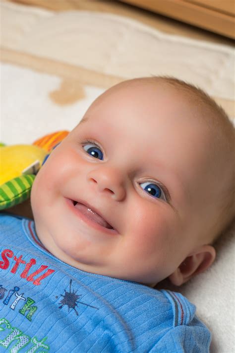 Free Images : person, play, sweet, boy, cute, human, blue, baby, facial expression, smile, face ...