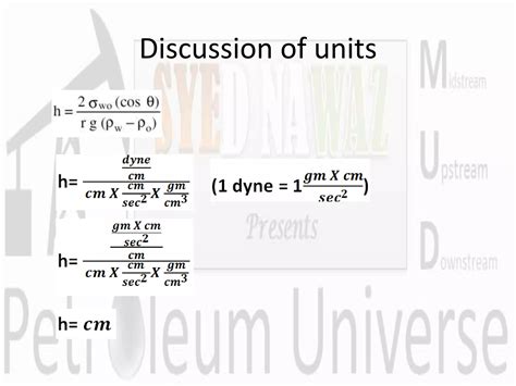 Surface Tension and Interfacial Tension Formula, Units and Problem | PPT | Free Download