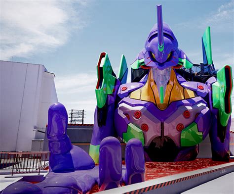 Full-size Evangelion statue appears at Japanese theme park with entry ...