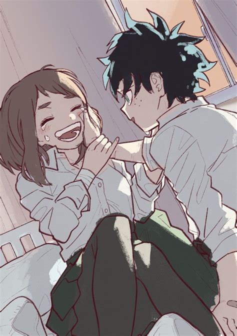 Izuku and Ochako in 2023