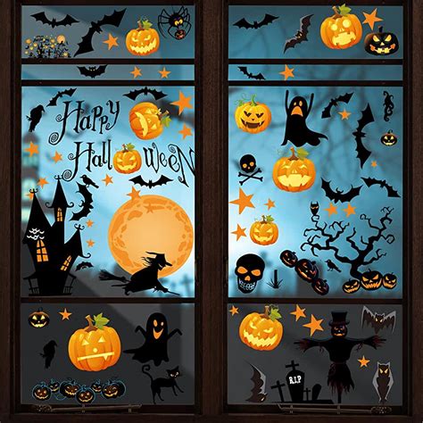 Amazon.co.uk: halloween window sticker