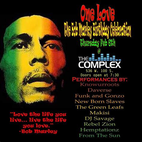 Tickets for The Bob Marley Birthday Celebration in Salt Lake City from ...