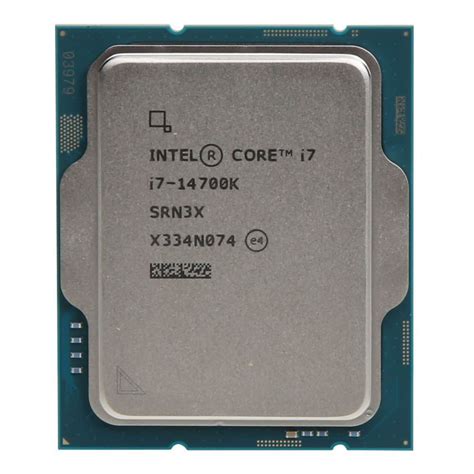 Intel - Core i7-14700K 14th Gen 20-Core 28-Thread - 4.3GHz (5.6GHz ...