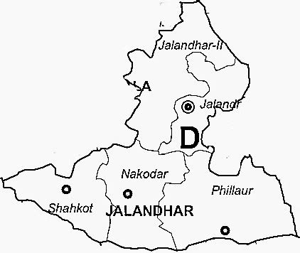 Jalandhar District | Jalandhar District Map