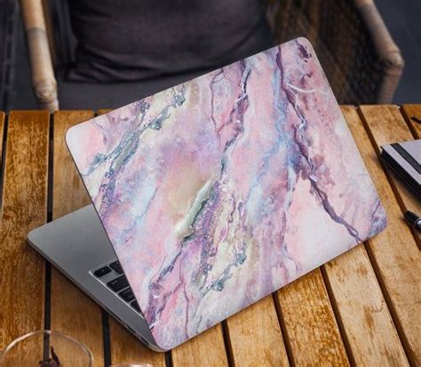 Purple Marble Laptop Skin Sticker Notebook Vinyl Decal Dell Hp Lenovo Asus Chromebook Acer ...