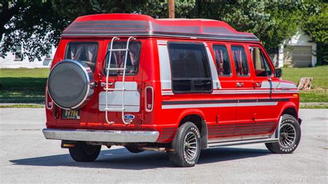 An Original Custom 1980s Ford Econoline Van