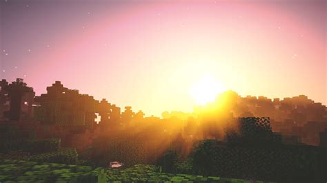 1080P, Minecraft, shaders HD Wallpaper