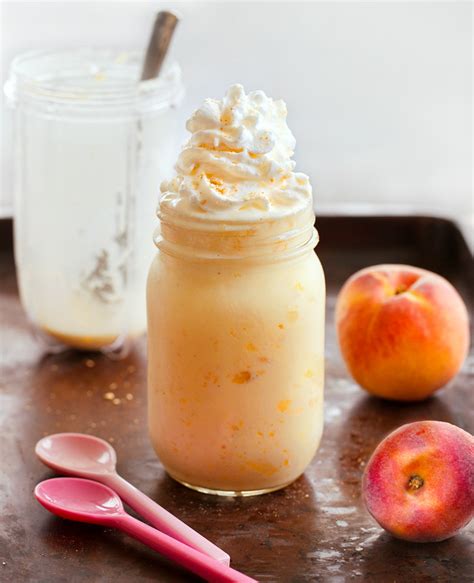 Healthy Peach Milkshake - Copycat Chick-fil-A Recipe!