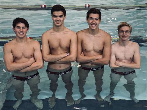 Boys swim and dive team makes a splash in victory over Bellevue ...