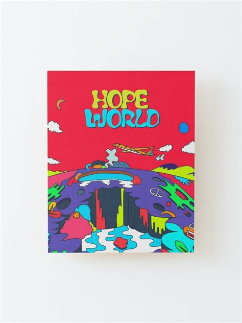 "J-Hope Hope World Album Art" Mounted Print for Sale by imgoodimdone | Redbubble