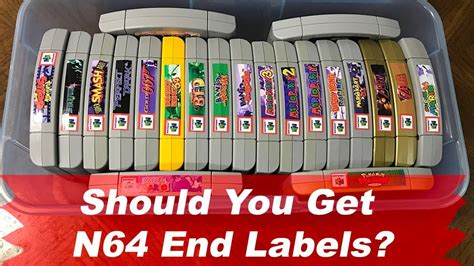 N64 Top End Labels Review - YouTube