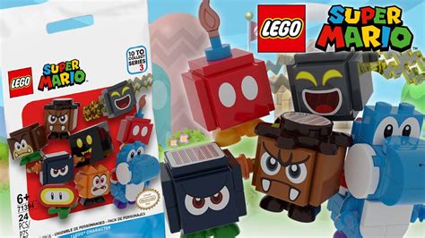 NEW Lego Super Mario CHARACTER PACKS SERIES 3!!!! | Custom Mario Series ...