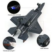 Buy F-35 + F-16 Fighter Jet Aircraft Diecast Plane Model w/ Light&Sound ...