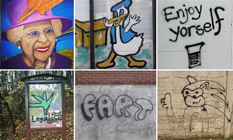 Facebook's Graffiti Hall of Shame shares worst graffiti | Daily Mail Online