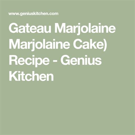 Gateau Marjolaine (Marjolaine Cake) Recipe - Food.com | Recipe | Cake recipes, Marjolaine cake ...