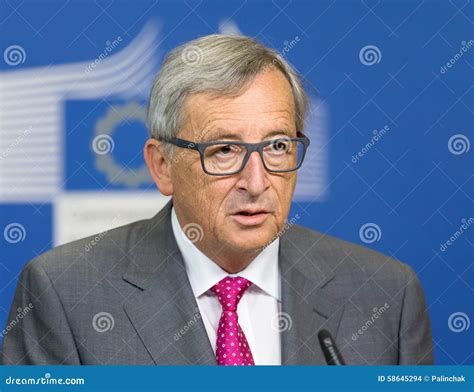 European Commission President Jean-Claude Juncker Editorial Stock Image - Image of luxemburg ...