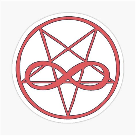 "Mammon Pocket - Demonic Symbol - Sinful Satan" Sticker by DeWinnes | Redbubble