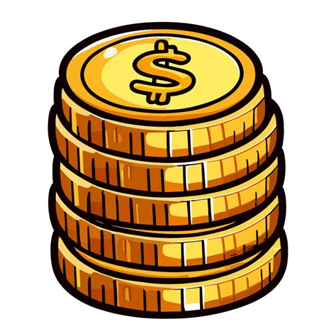 Money coins clipart transparent background 24029710 PNG