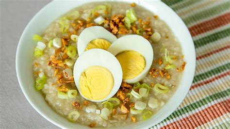 Lugaw Recipe with Egg: How to Cook Lugaw