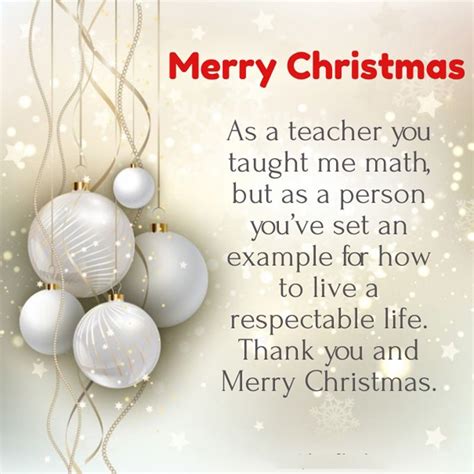 65 Christmas Message for Teachers to Make Them Happy | Christmas wishes messages, Christmas ...