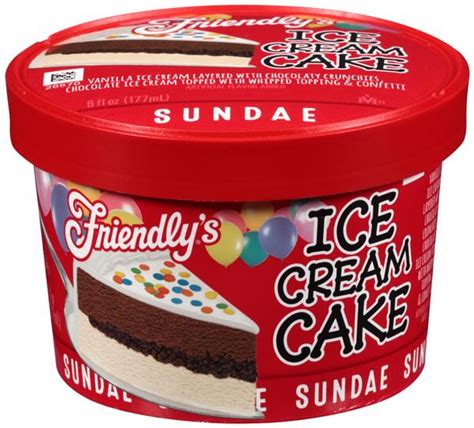 Friendly's Ice Cream Cake Sundae | Hy-Vee Aisles Online Grocery Shopping