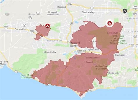 California Wildfire Location Maps Update: Malibu, Paradise Homes Destroyed by Blaze, Dozens of ...