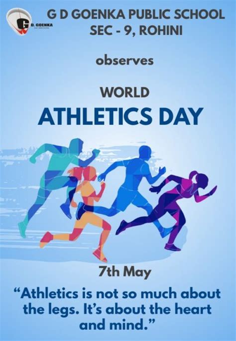 Happy World Athletics Day - GD Goenka Rohini