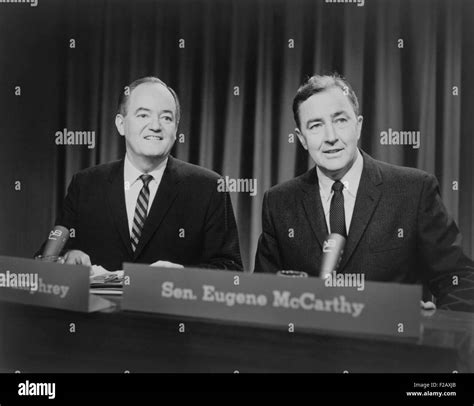 Hubert humphrey 1968 Black and White Stock Photos & Images - Alamy