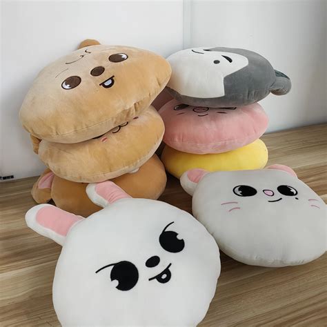 Stray Kids Plushies - Cute Wolf Chan Skzoo Plush Cushion | Stray Kids Store