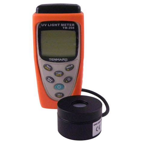 Tenmars TM-208-UVA Datalogging UVA (320~390nm) Light Meter - Light / UV / PAR Meter