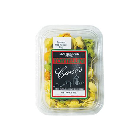 Carso’s Pasta Co. Three Cheese Mixed Tortellini - 8 oz | Smith Brothers Farms