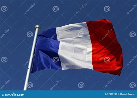 Tricolore French flag stock photo. Image of floating - 32392718