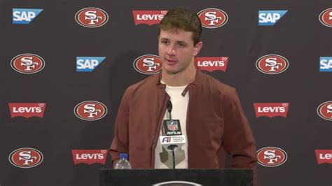 San Francisco 49ers quarterback Brock Purdy reacts to his dad shedding ...