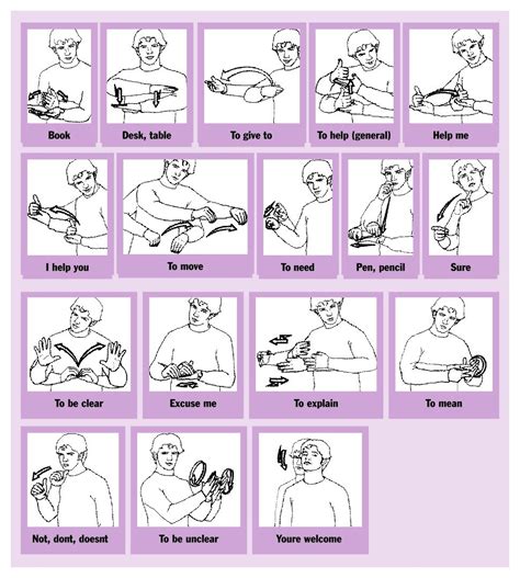 Sign Language Printable Flash Cards